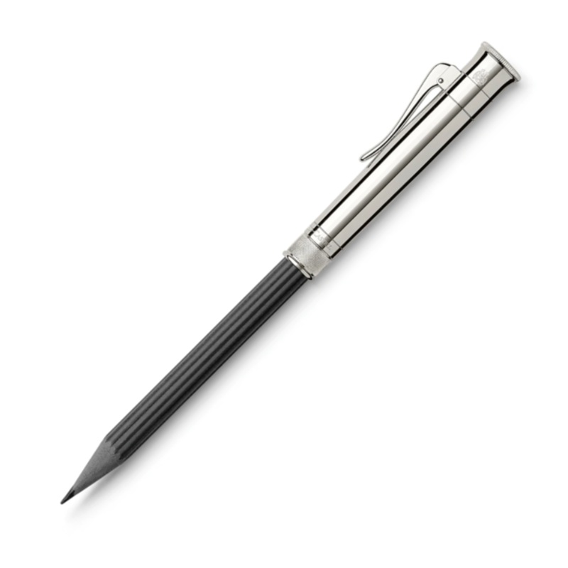 Graf von Faber-Castell Perfect Pencil - Black and Platinum Plated Trim