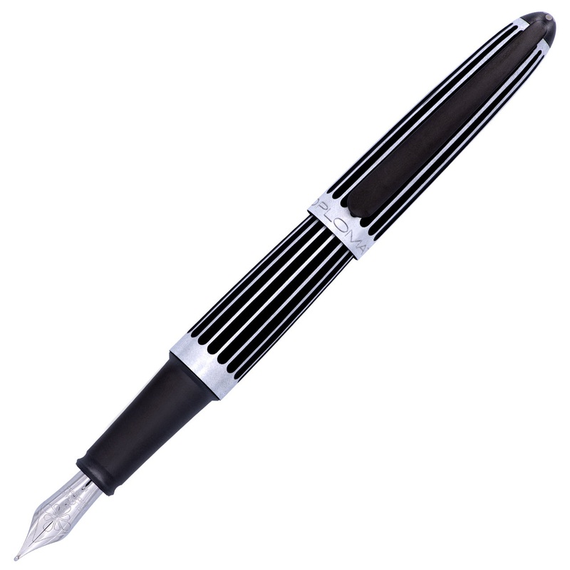 Diplomat Aero Fountain Pen - Stripes