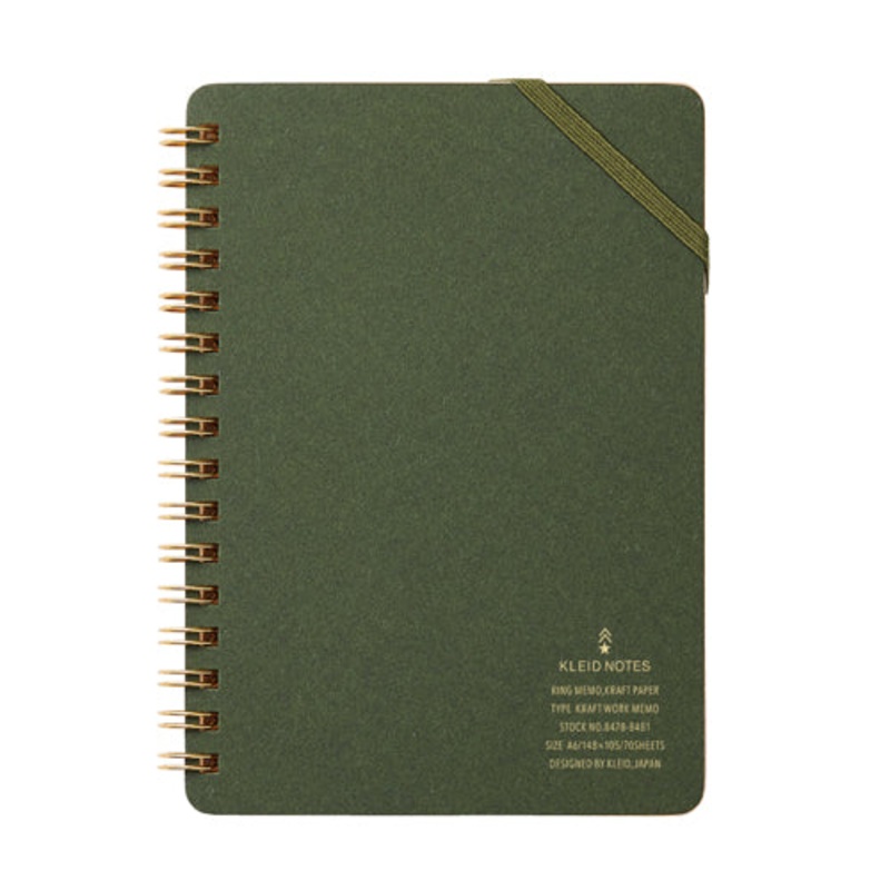 Kleid A6 Kraft Work Memo - Olive