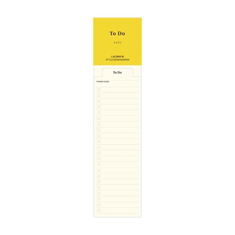 Laconic Style Bookmarker - To Do List