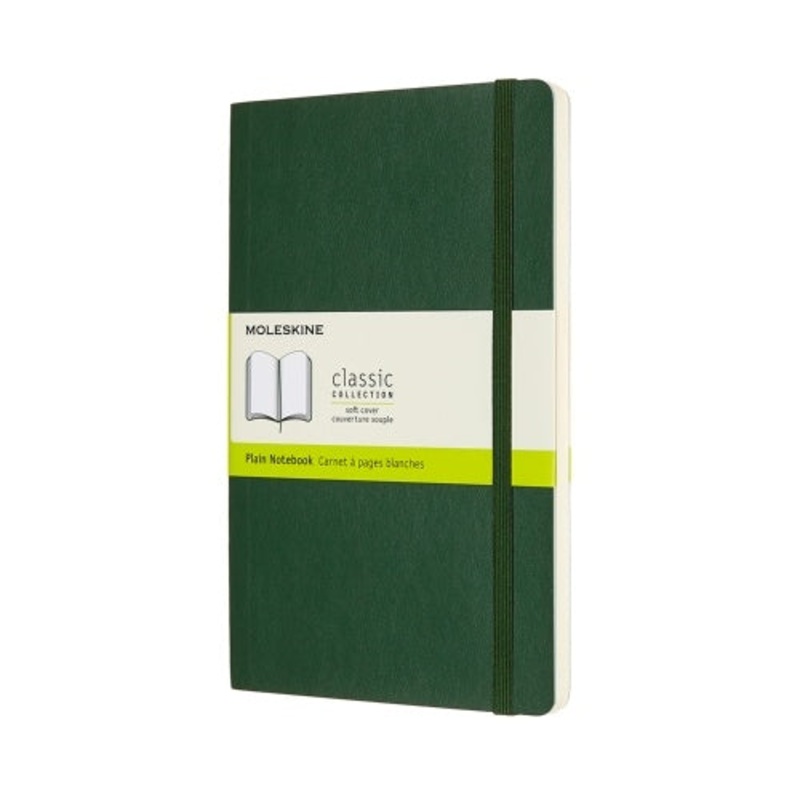 Moleskine Classic Colored Pocket Softcover Plain Notebook - Myrtle Green