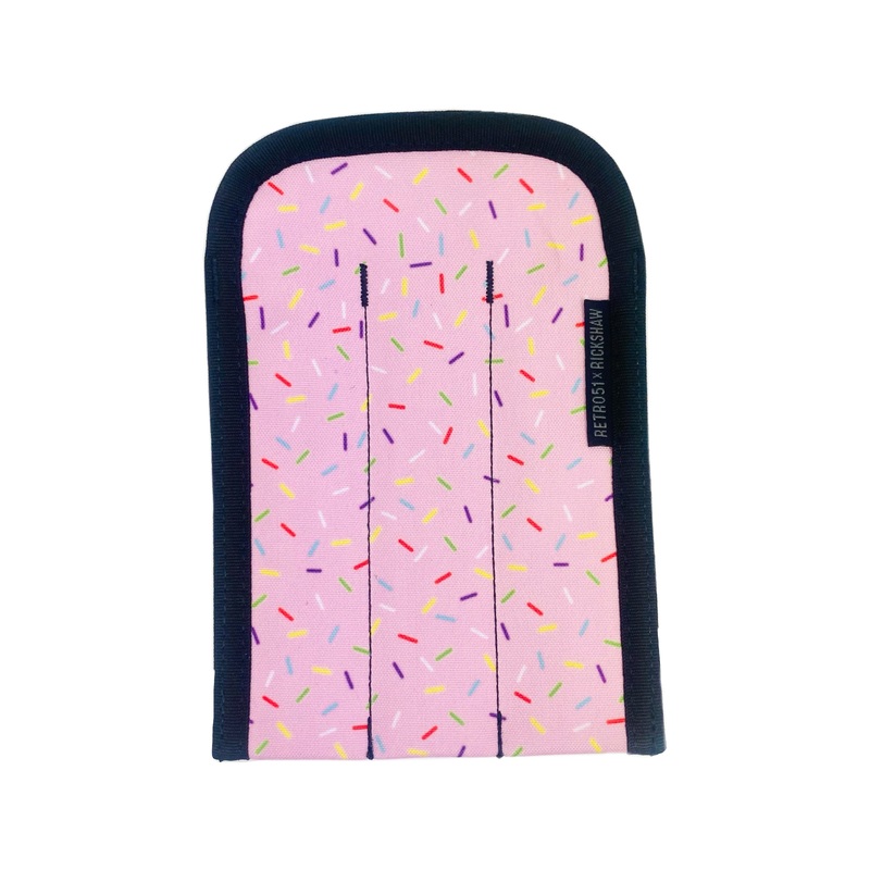 Rickshaw Bagworks 3-Pen Sleeve - Sprinkle Ops (Retro 51 Design - Dromgoole's Exclusive)