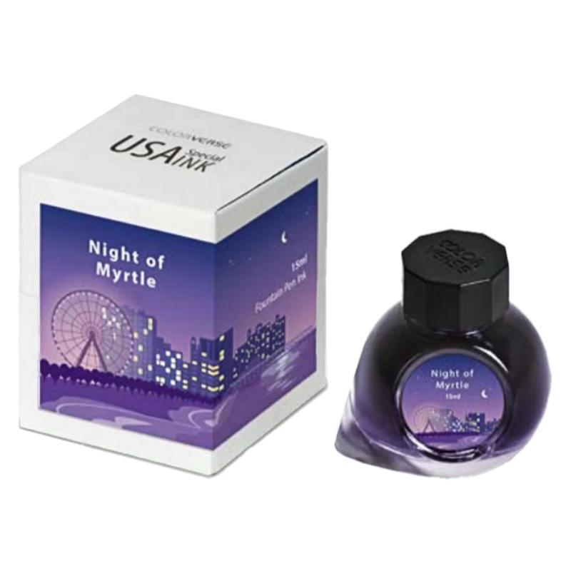 Colorverse Night of Myrtle (15ml) Bottled Ink (USA Special Series, South Carolina)