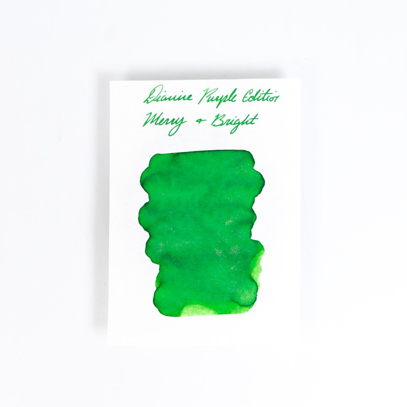 Diamine Merry & Bright (50ml) Bottled Ink (Shimmer) - Purple Edition