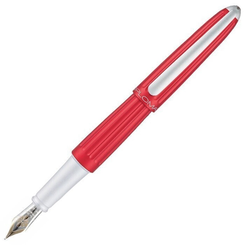 Diplomat Aero Fountain Pen - Red