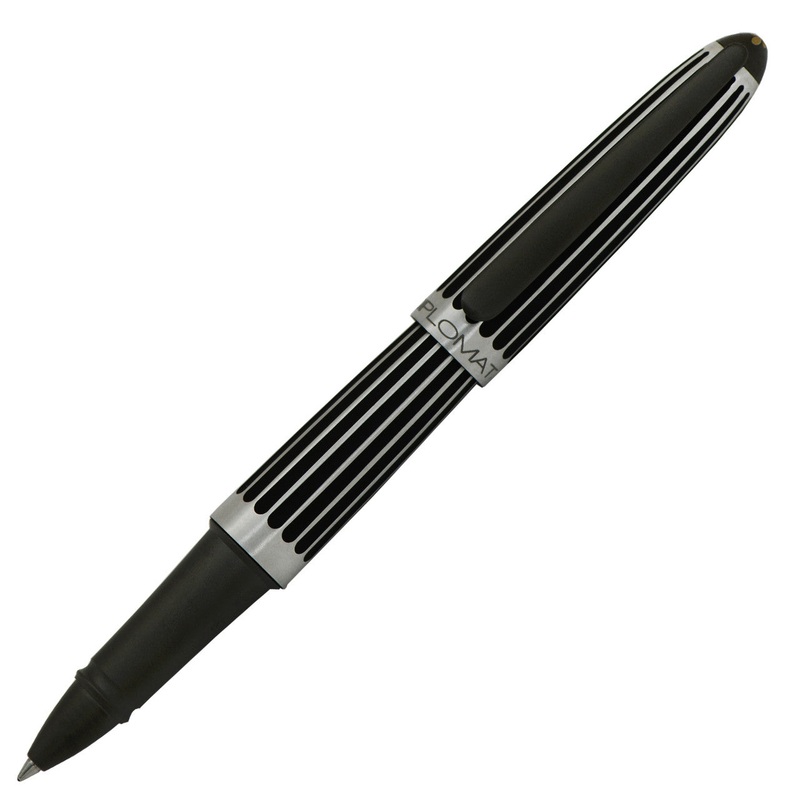Diplomat Aero Rollerball - Black Stripes