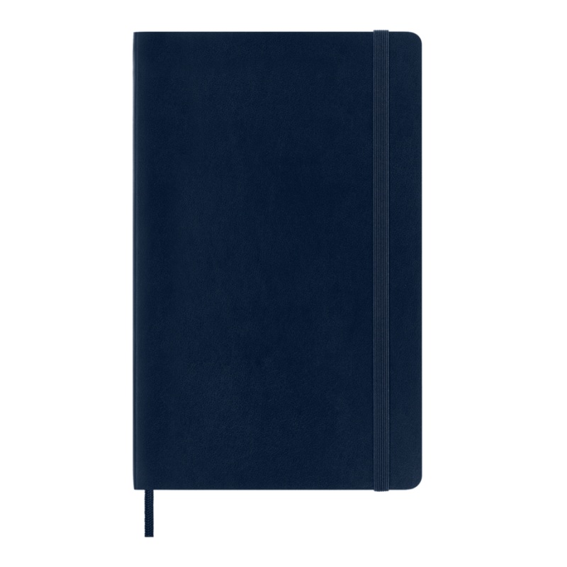 Moleskine Large Softcover Classic Squared Notebook - Sapphire Blue