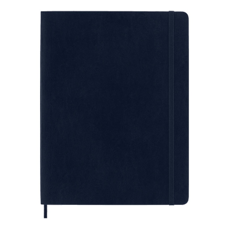 Moleskine Classic X-Large Softcover Ruled Notebook - Sapphire