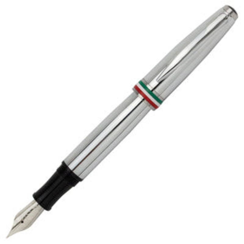 Monteverde Aldo Domani Italia Fountain Pen - Mirror Chrome (Discontinued)