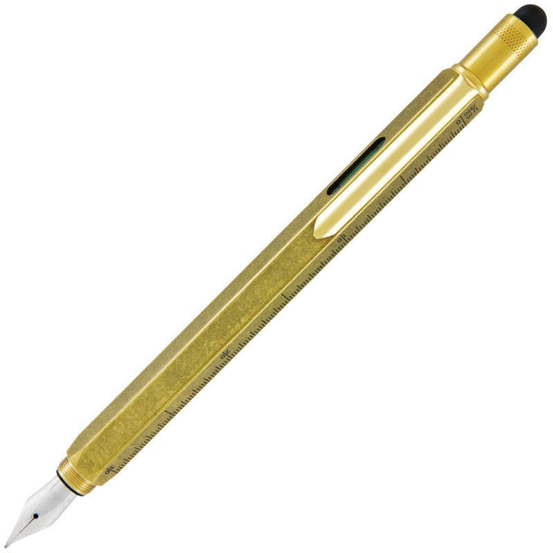 Monteverde USA The Original Tool Pen Fountain Pen - Solid Brass
