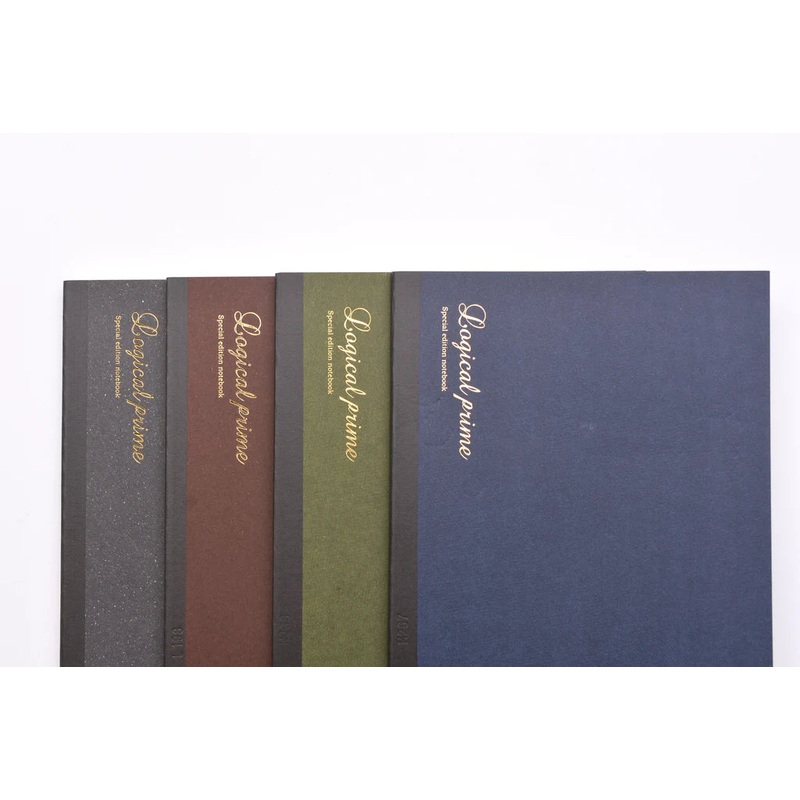 Nakabayashi Logical Prime A5 Ruled (6mm) Thread Binding Notebook - Blue