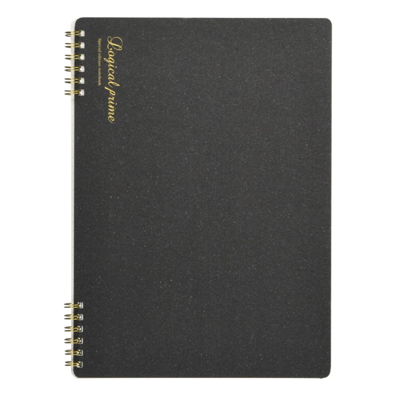 Nakabayashi Logical Prime B5 Grid Ring Notebook - Gray