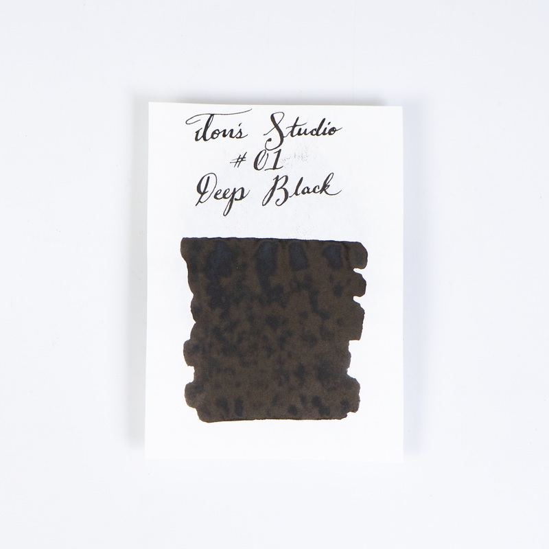 Tom's Studio 01 Deep Black (50ml) Bottled Ink