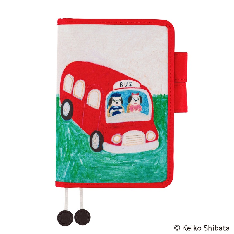Hobonichi A6 Techo Cover Only - Keiko Shibata: Bus management by Mr. and Mrs. Inoue