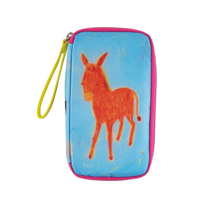 Hobonichi Small Drawer Pouch - (Ryoji Arai: Ill listen to you anytime, says the donkey.)