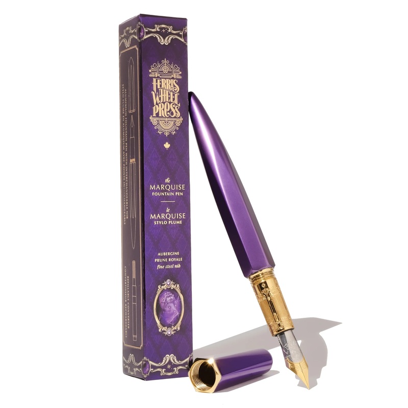 Ferris Wheel Press The Marquise Fountain Pen - Auberguine