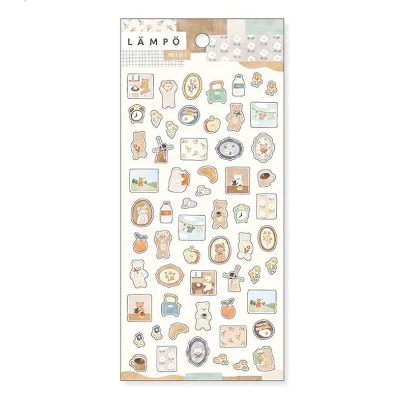 Mind Wave LAMPO Mini Sticker - Morning with Bear