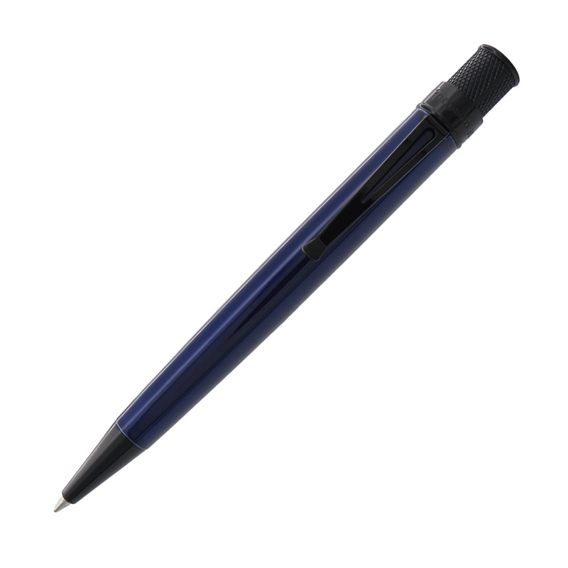 Retro 51 Tornado Stealth Lacquer Rollerball - Blue Black