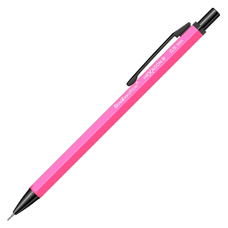 Scrikss Hexagon .7mm Mechanical Pencil - Pink