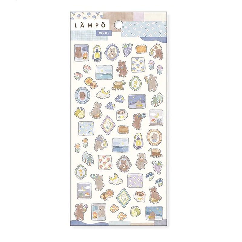Mind Wave LAMPO Mini Sticker - Bear and the Starry Sky