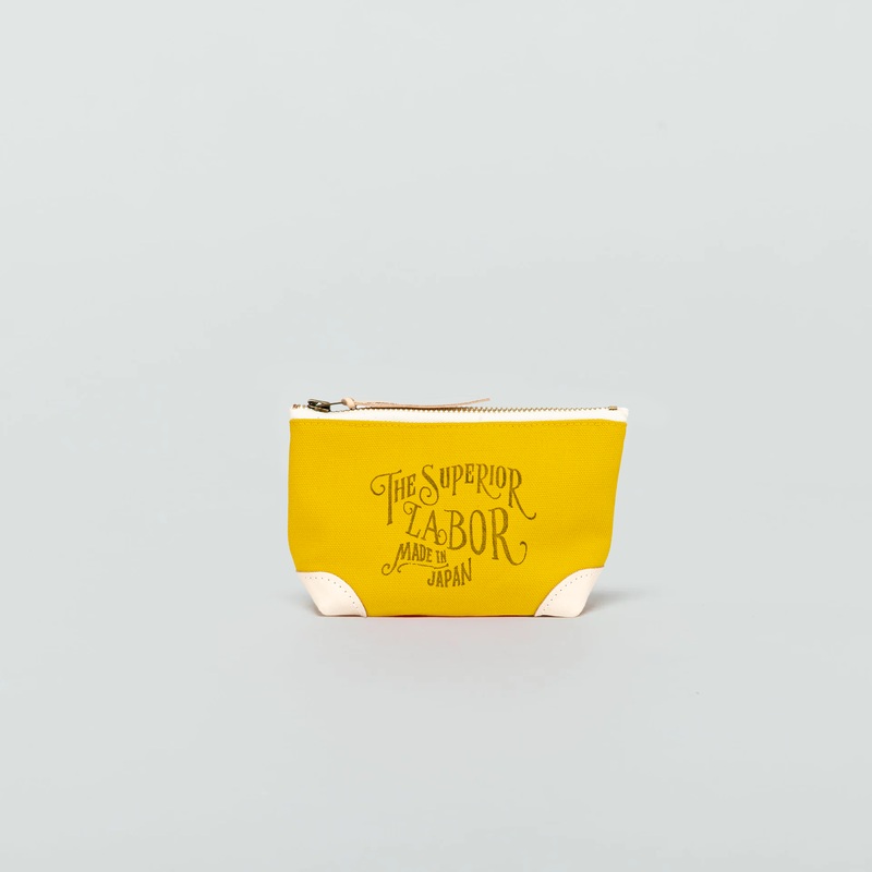 The Superior Labor #02 Color Canvas Pouch - Mustard