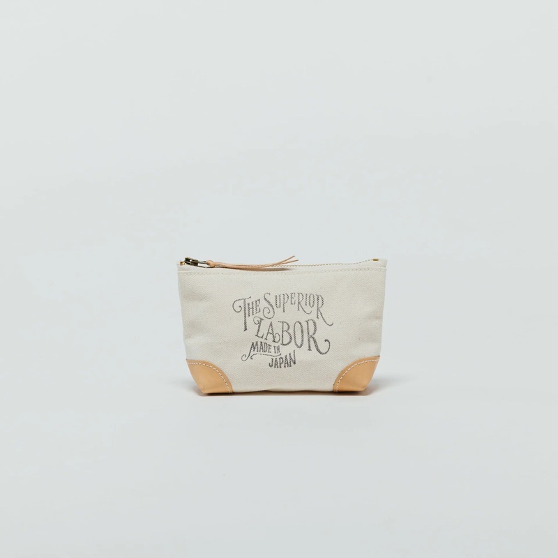 The Superior Labor #02 Color Canvas Pouch - White
