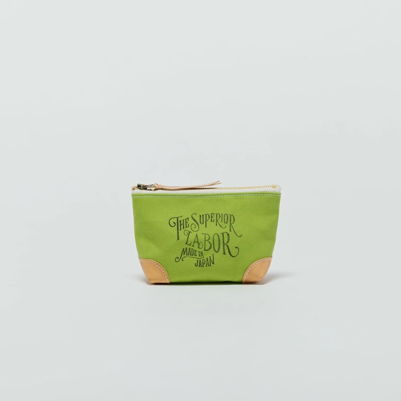 The Superior Labor #02 Color Canvas Pouch - Yellow Green