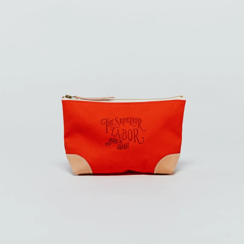 The Superior Labor #03 Color Canvas Pouch - Orange