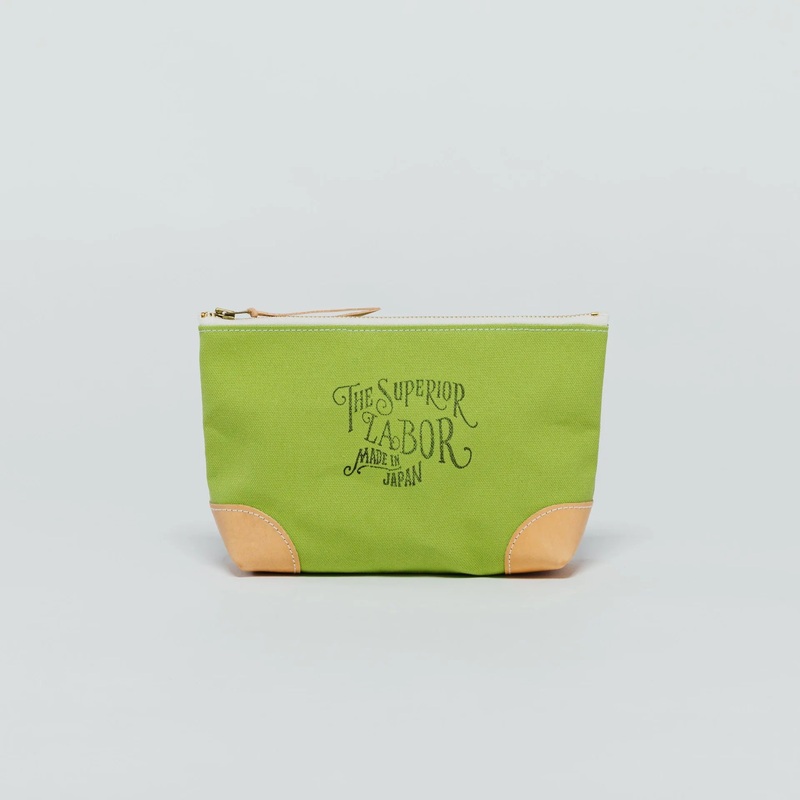The Superior Labor #03 Color Canvas Pouch - Yellow Green