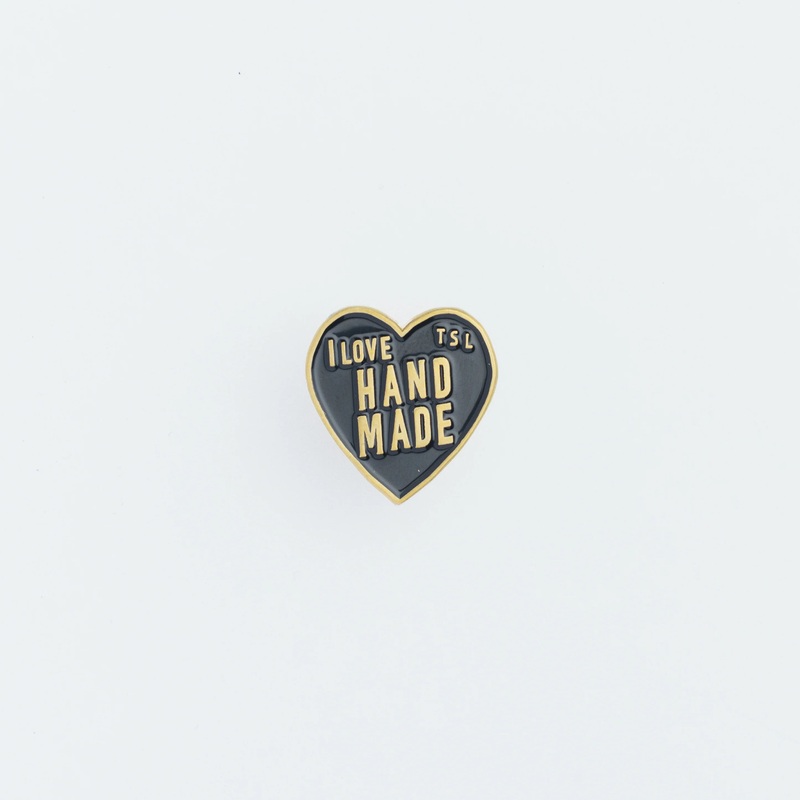 The Superior Labor Heart Logo Pin - Black