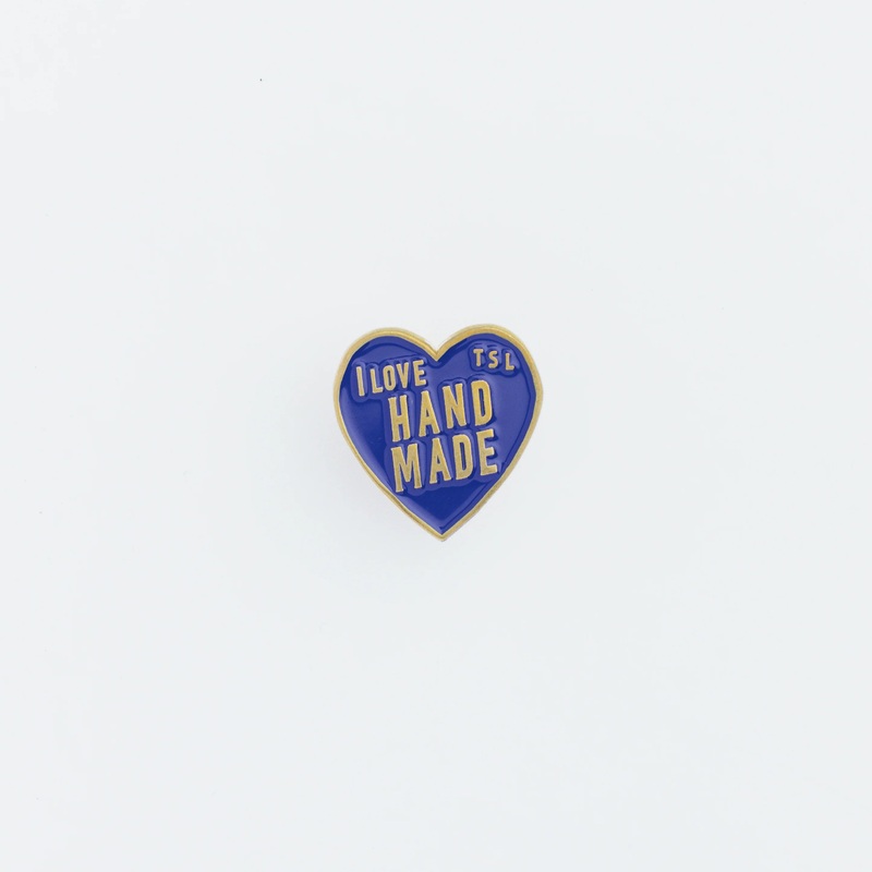 The Superior Labor Heart Logo Pin - Marine Blue