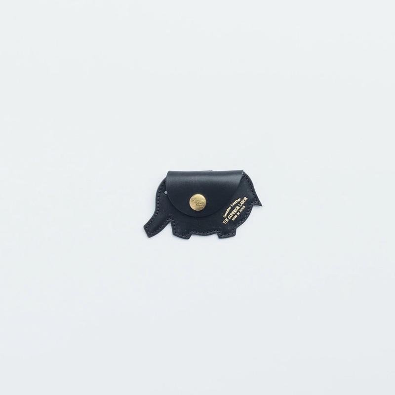 The Superior Labor INGRASSATO Elephant Coin Case - Black (2025)