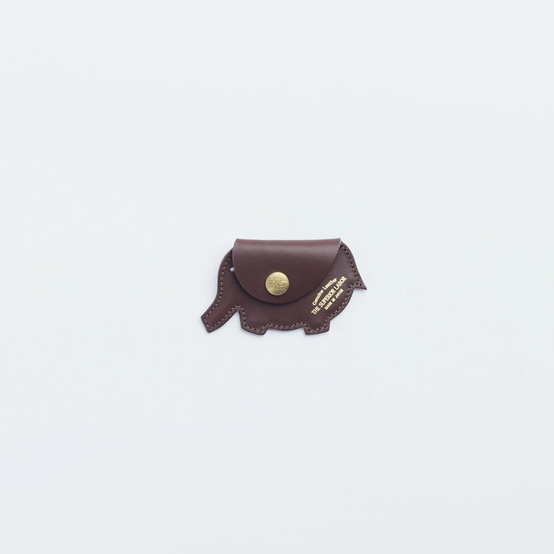 The Superior Labor INGRASSATO Elephant Coin Case - Brown (2025)