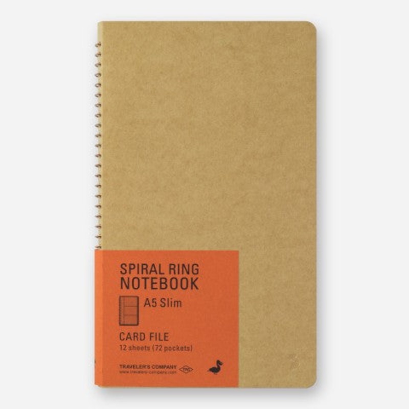 TRAVELER'S COMPANY A5 Slim Spiral Ring Card File
