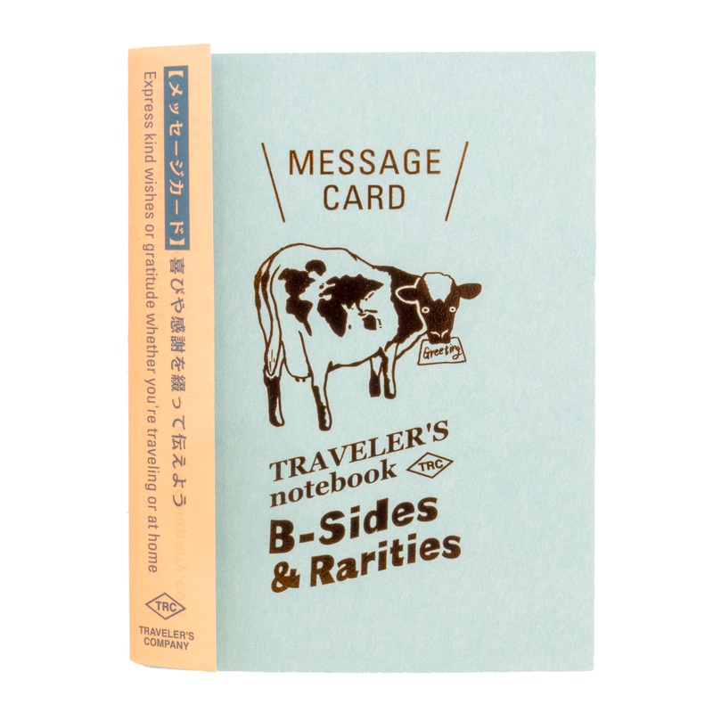 TRAVELER'S COMPANY Passport Sized Refill - Message Card