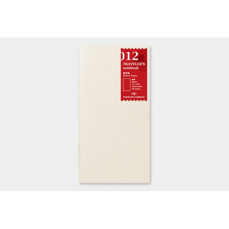 TRAVELER'S COMPANY Regular Sized Refill 012 - Sketch Paper