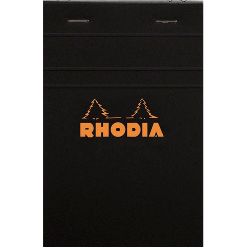 Rhodia #14 Classic Staplebound Notepad - Black