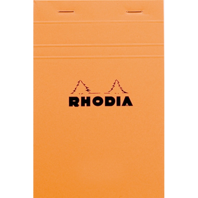 Rhodia #14 Classic Staplebound Notepad - Orange