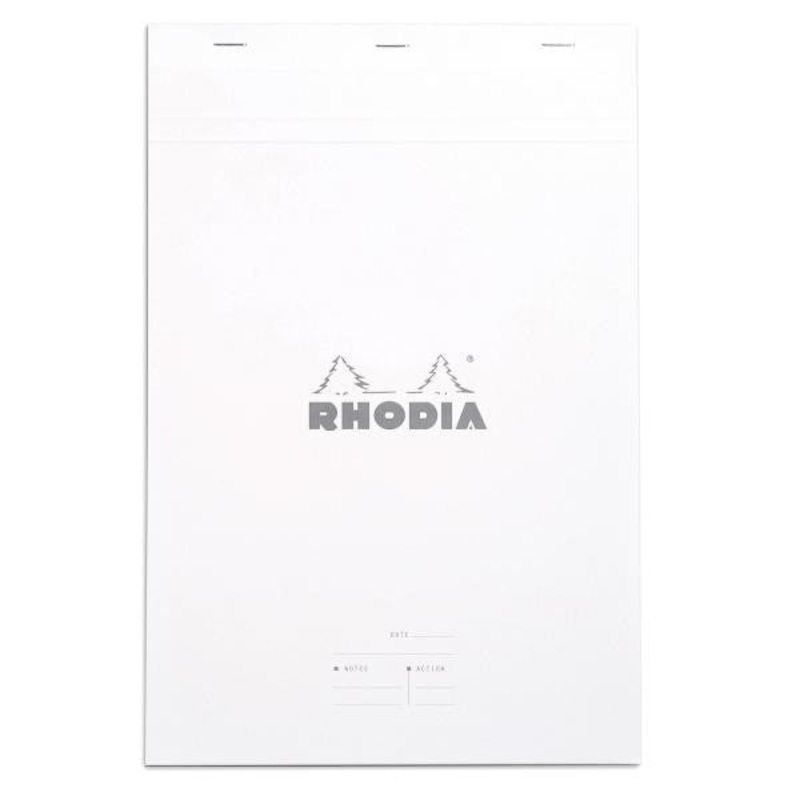Rhodia #19 Classic Staplebound Notepad Meeting - Ice