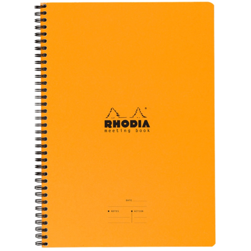 Rhodia A4 Meeting Book- Orange