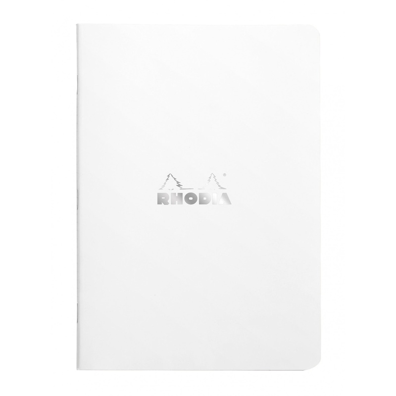 Rhodia Classic Side Staplebound Notebook 6 x 8 1/4- Ice