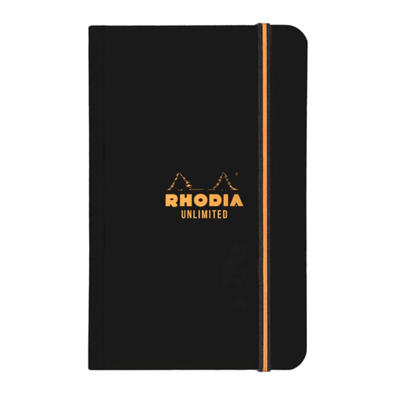 Rhodia Unlimited Pocket Notebook 3.5 x 5.5 Black