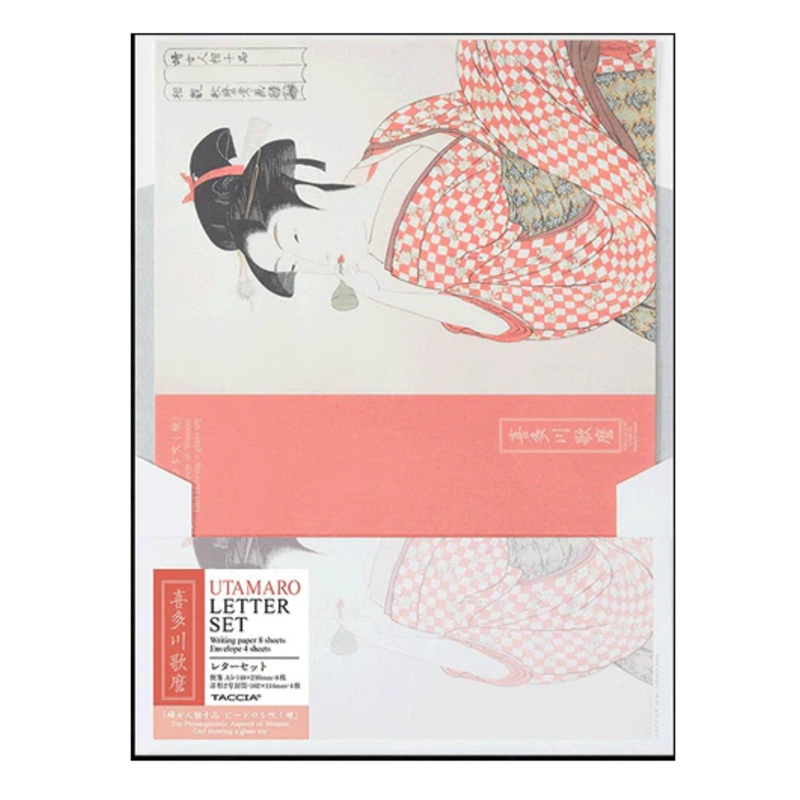 Taccia Ukiyo-e Letter Set - Utamaro Benizakura