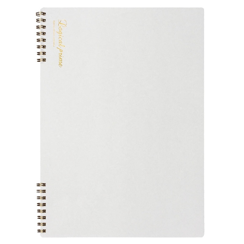 Nakabayashi Logical Prime W-Ring Binding A4 Notebook - Plain