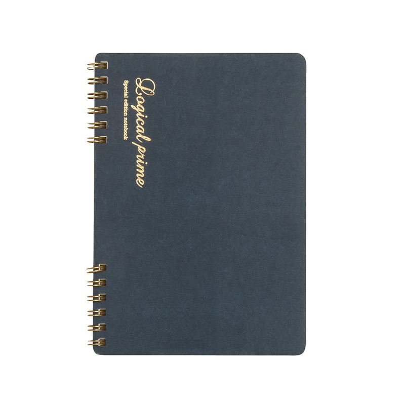 Nakabayashi Logical Prime W-Ring Binding A6 Notebook- 6mm Rule