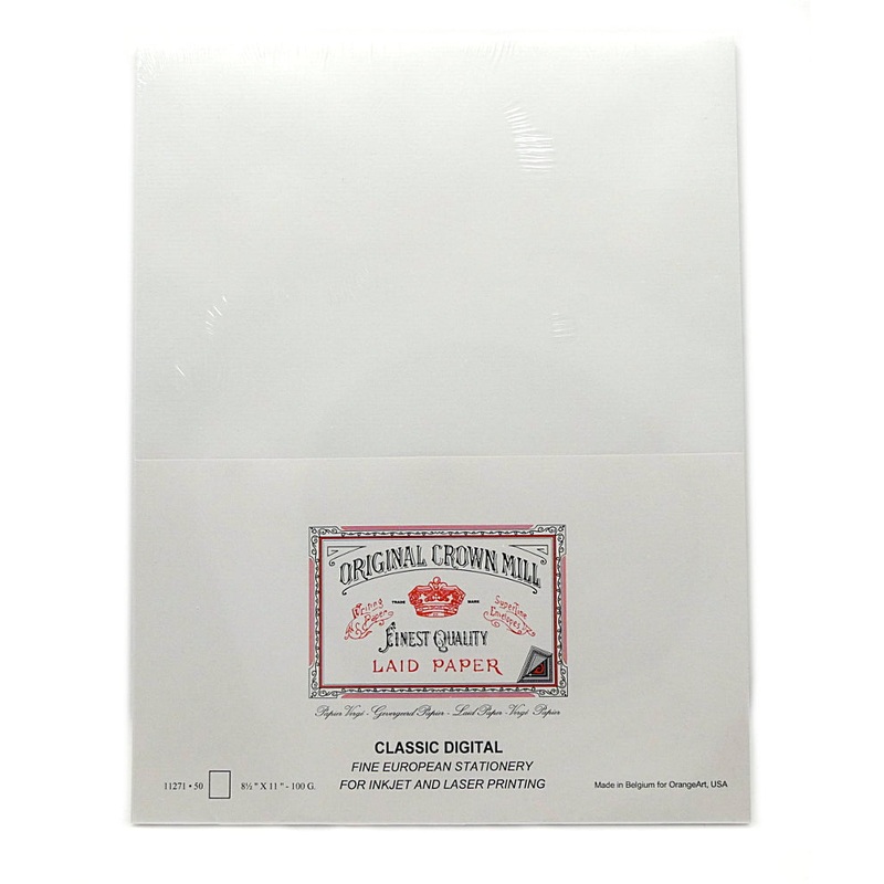 Original Crown Mill A4 Classic Laid Paper