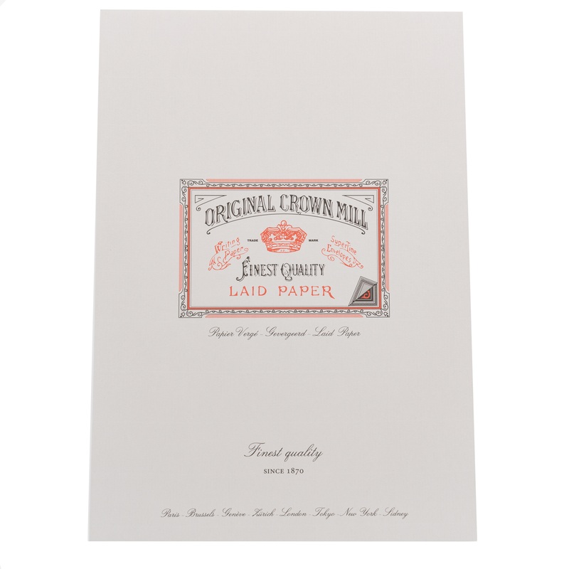 Original Crown Mill A4  Topbound Classic Laid Paper