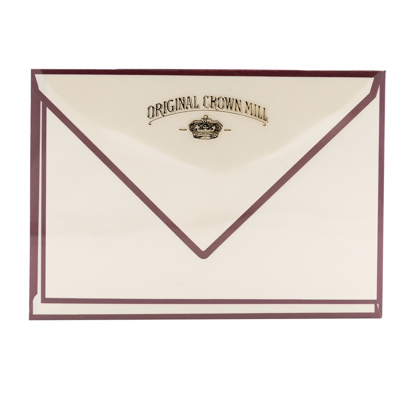Original Crown Mill Color Edge Note Cards