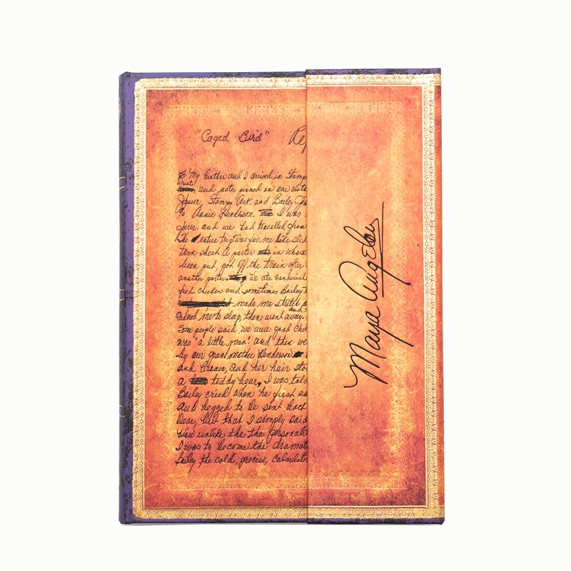 Paperblanks Embellished Manuscripts - Angelo, I Know Why the Caged Bird Sings- Midi Wrap