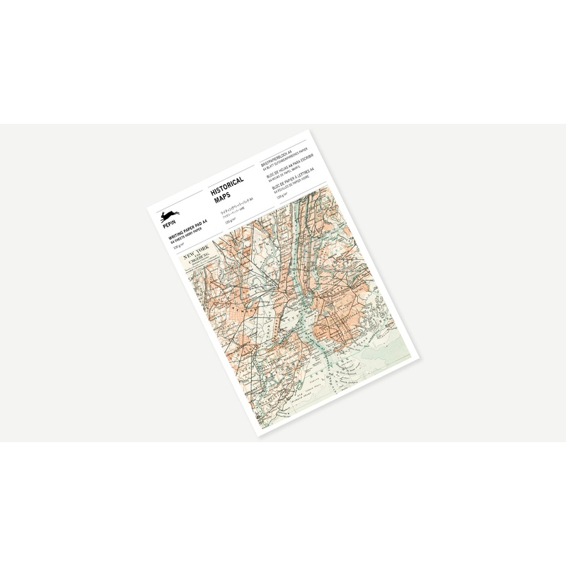 Pepin Notepad A4 - Historical Maps